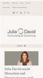 Mobile Screenshot of julia-c-david.de